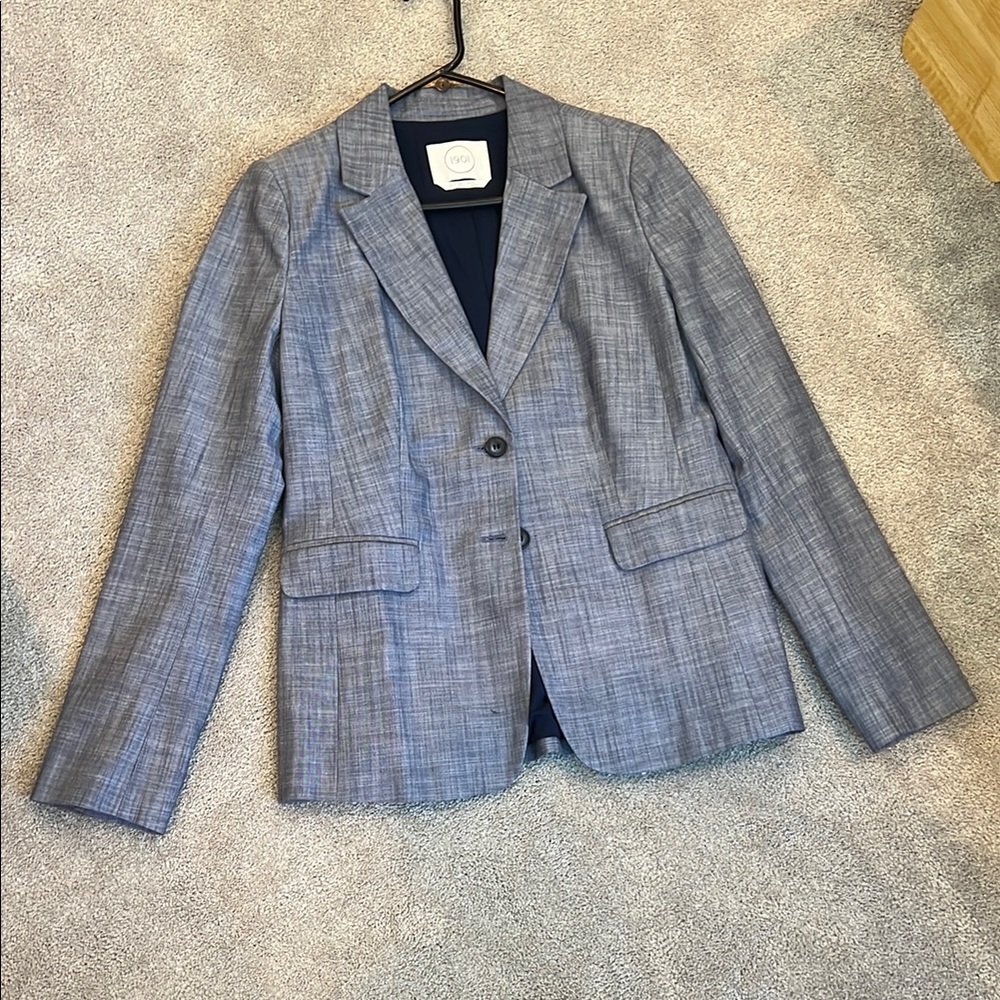 Navy/grey Women's Tailored Blazer